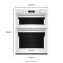 29-3/4 in. 5.0 cu. ft. Combo Oven in White 