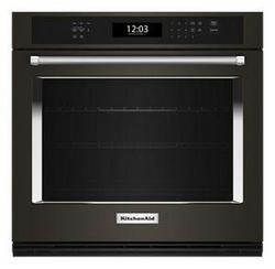 26-3/4 in. 4.30 cu. ft. Single Oven in Printshield Black Stainless Steel