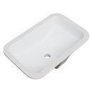 20-7/16 in. Undermount Rectangular Vitreous China Bathroom Sink in White