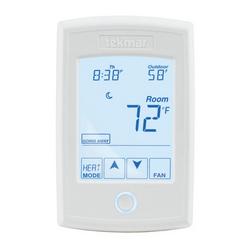 2H/1C Stage Programmable Thermostat in White