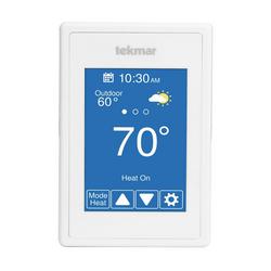2H/2C and 4H/2C Stage Programmable Thermostat in White