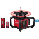 M18 RED EXTERIOR DUAL SLOPE ROTARY LASER LEVEL KIT W/ RECEIVER REMOTE GRADE ROD & TRIPOD 