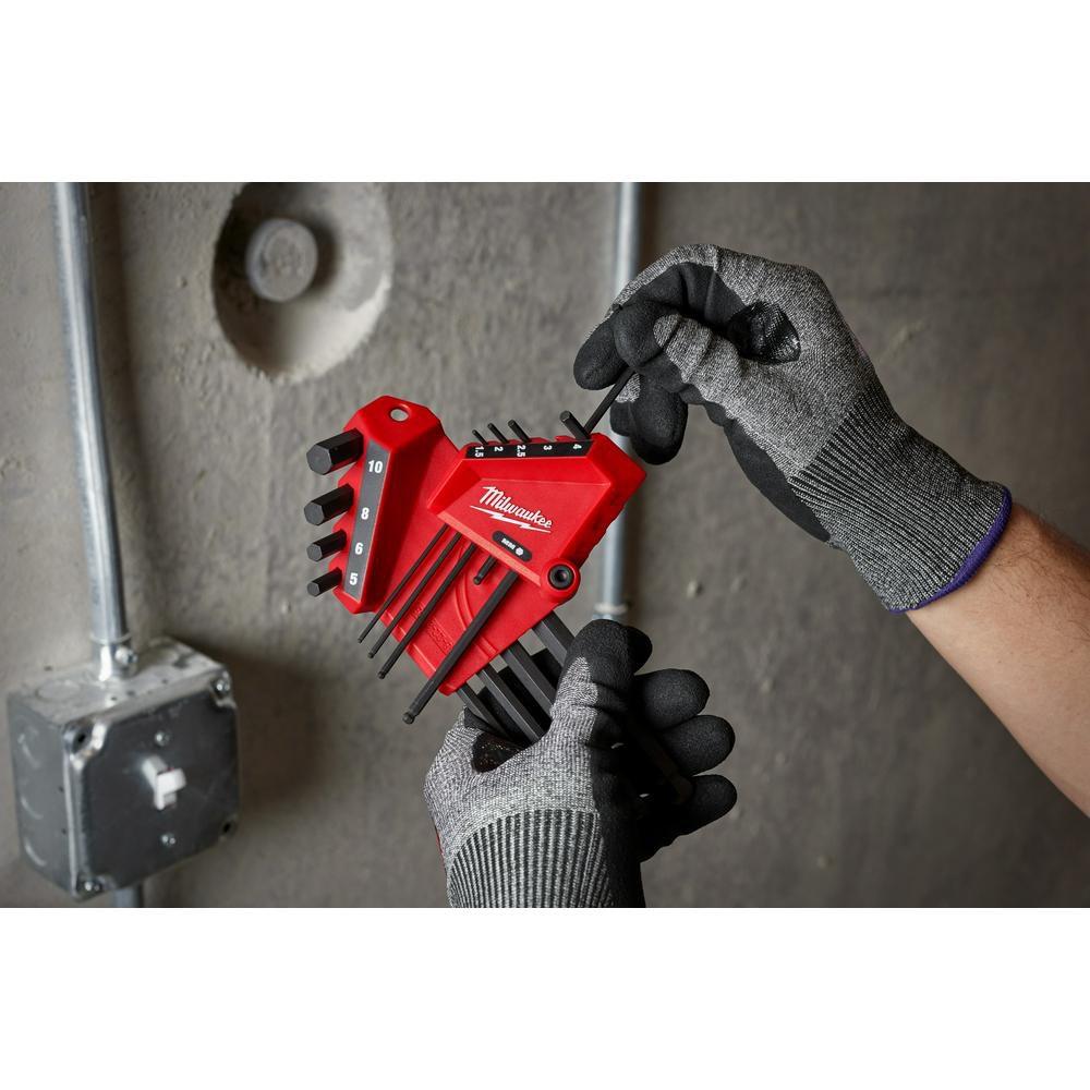 9-KEY BALL END  L-KEY SET - METRIC 