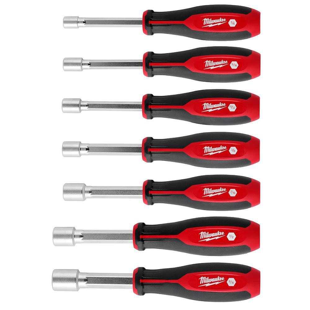 7PC SAE HOLLOWCORE MAGNETIC NUT DRIVER SET 