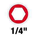 1/4 HOLLOWCORE MAGNETIC NUT DRIVER 