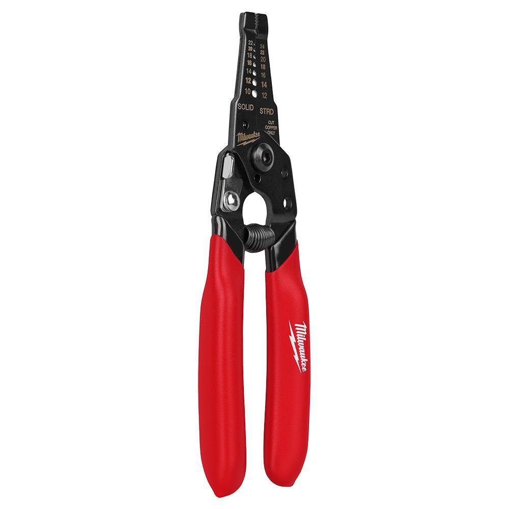 10-24 AWG COMPACT DIPPED GRIP WIRE STRIPPER & CUTTER 