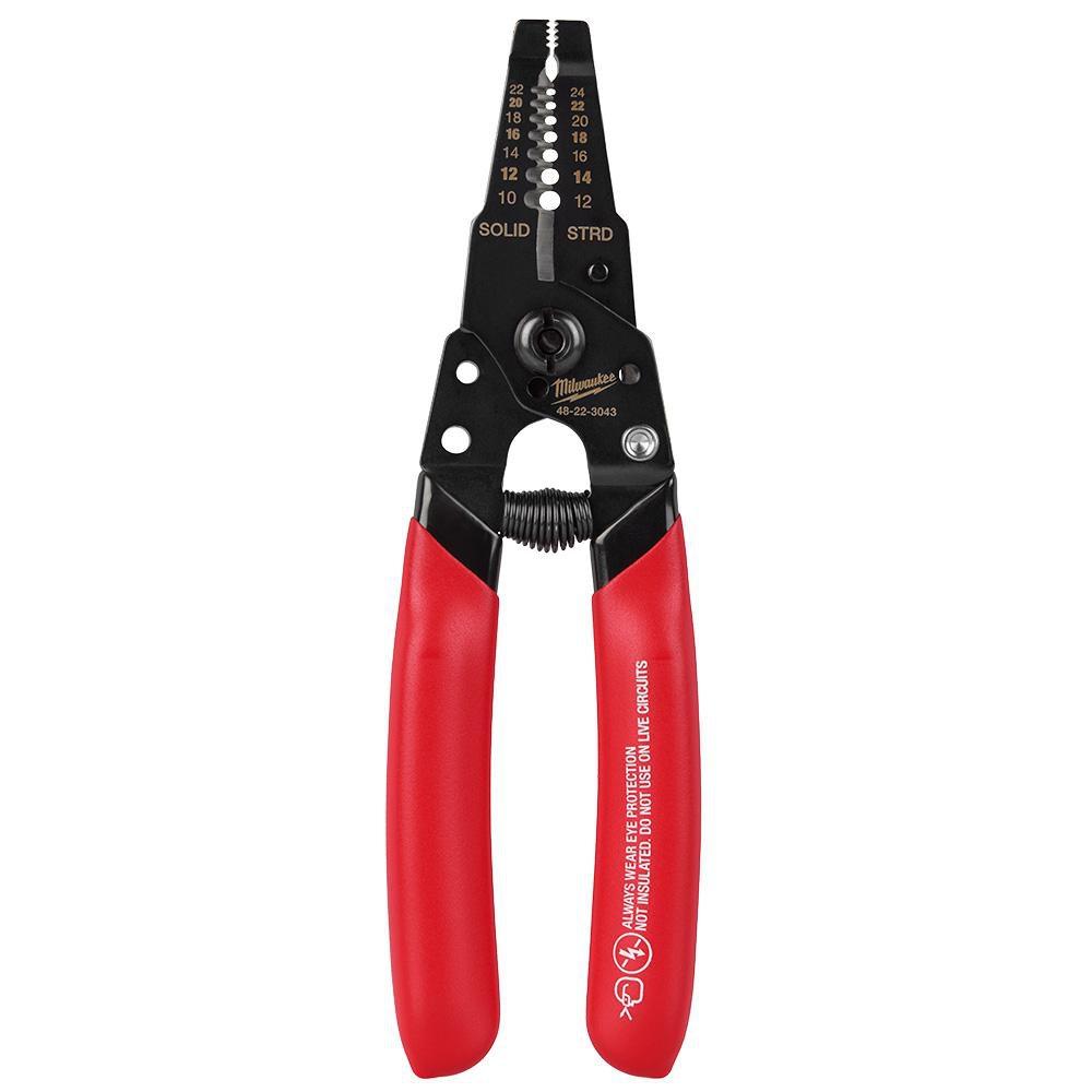 10-24 AWG COMPACT DIPPED GRIP WIRE STRIPPER & CUTTER 