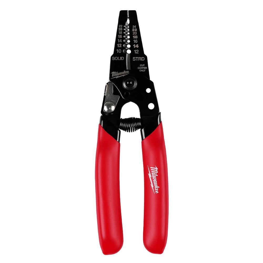 10-24 AWG COMPACT DIPPED GRIP WIRE STRIPPER & CUTTER 