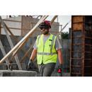 Class 2 High Visibility Yellow Mesh One Pocket Safety Vest, S/M 