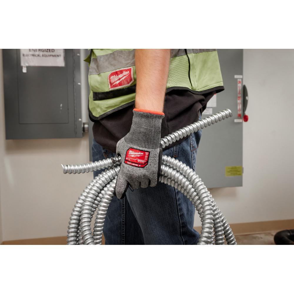 CUT LEVEL 5 HIGH-DEXTERITY NITRILE DIPPED GLOVES - M 