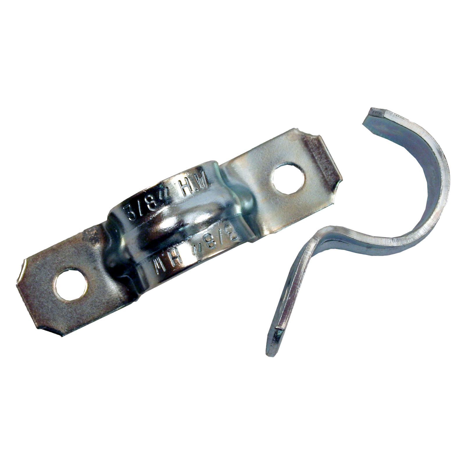 Bramec Corporation Zinc Plated Steel Conduit Strap and Rigid Pipe Strap 