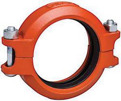 2-1/2 in. Orange Enamel Coupling