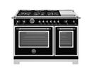 48 HERITAGE SERIES RANGE - ELECTRIC SELF CLEAN OVEN - 6 BRASS BURNERS + GRIDDLE 