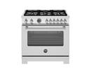 36 MASTER SERIES RANGE - ELECTRIC SELF CLEAN OVEN - 6 BRASS BURNERS