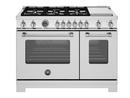 48 MASTER SERIES RANGE - ELECTRIC SELF CLEAN OVEN - 6 BRASS BURNERS + GRIDDLE