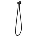 Modern Shower Round 2-piece Handshower Holder in Matte Black