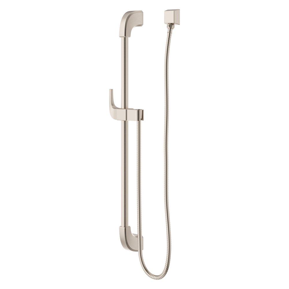 Shower Rail in Brushed Nickel 