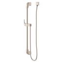 Shower Rail in Brushed Nickel 