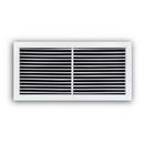 12X24 CEILING MODULE 3/4 FIXED BAR 15 DEG BLADE PITCH STEEL 10X22 NECK WHITE GRILLE 