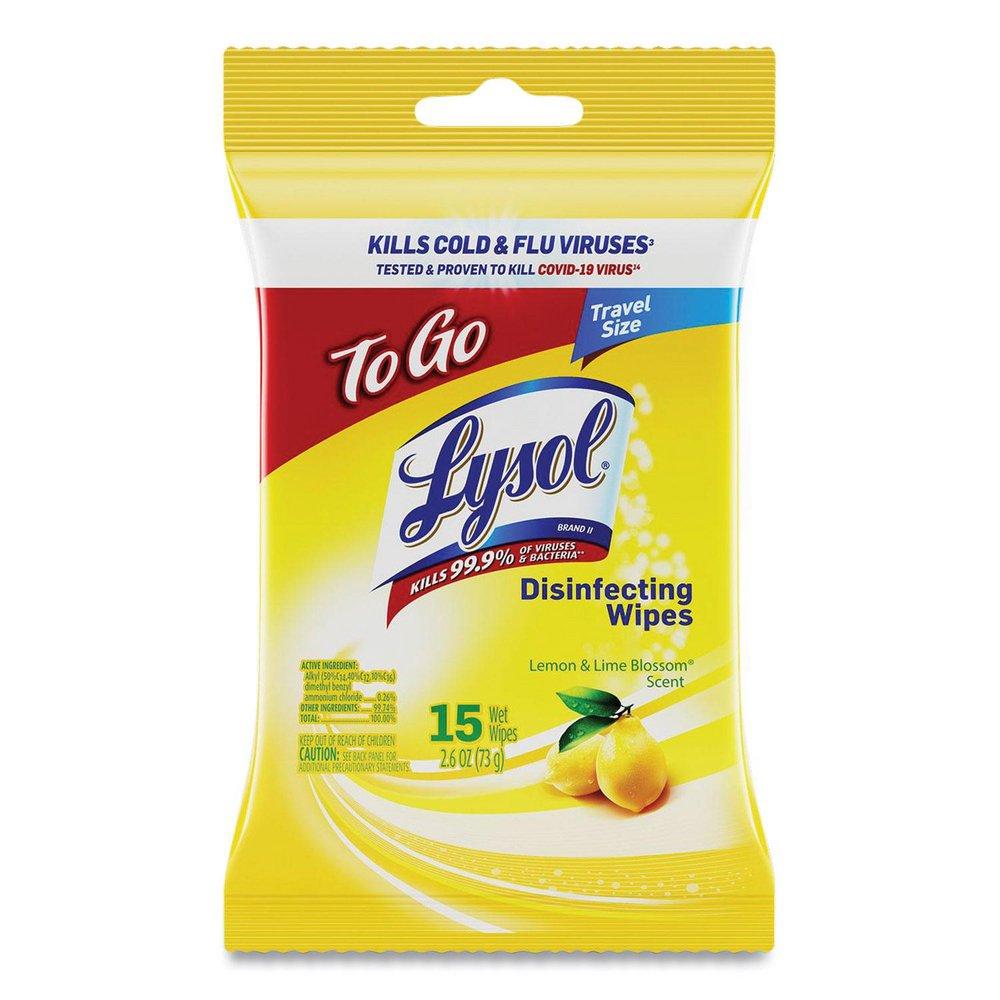 Lysol&reg; White Wipes (Case of 24) 