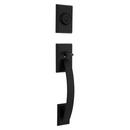 Smartkey Single Cylinder Exterior Handleset in Matte Black 