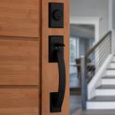 Smartkey Single Cylinder Exterior Handleset in Matte Black 