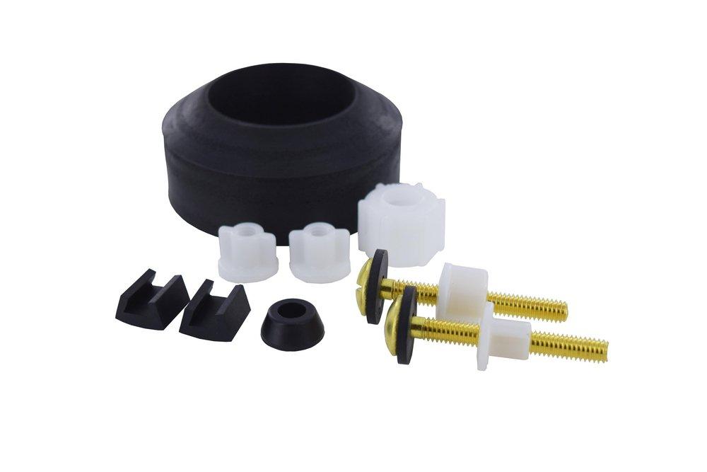 Gerber Plumbing Brushed Nickel Tank Top Outlet Bowl Kit 