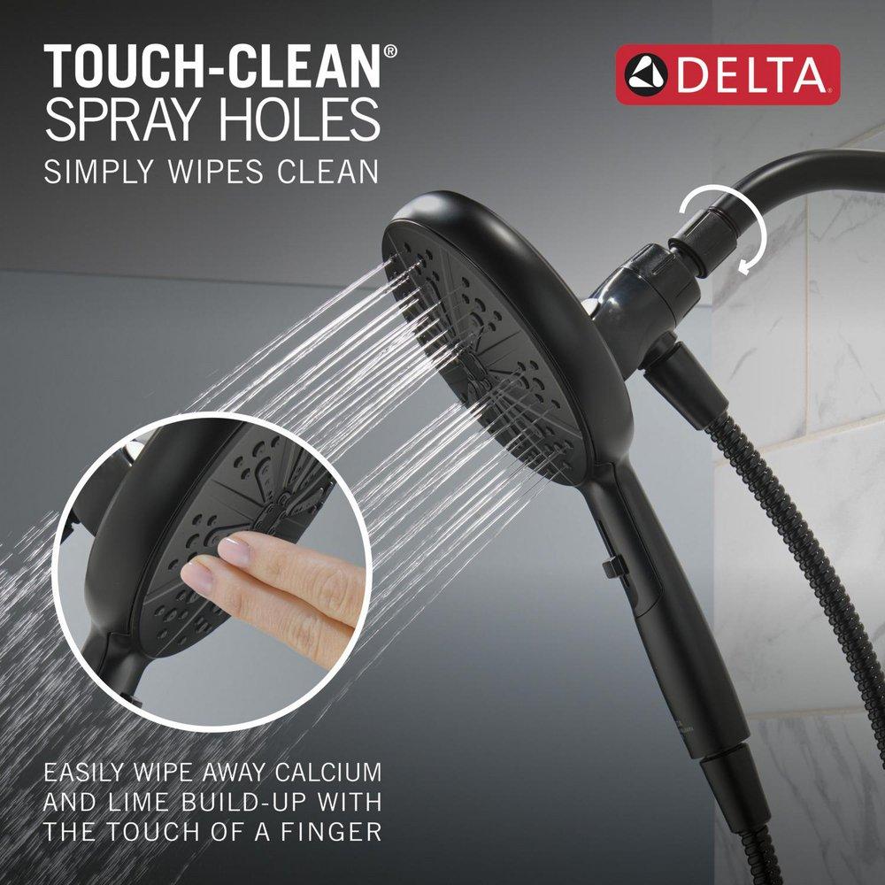 Delta Faucet Matte Black Single Handle Multi Function Bathtub & Shower Faucet 