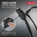 Delta Faucet Matte Black Single Handle Multi Function Bathtub & Shower Faucet 