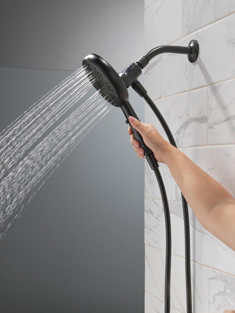 Delta Faucet Matte Black Single Handle Multi Function Bathtub & Shower Faucet 