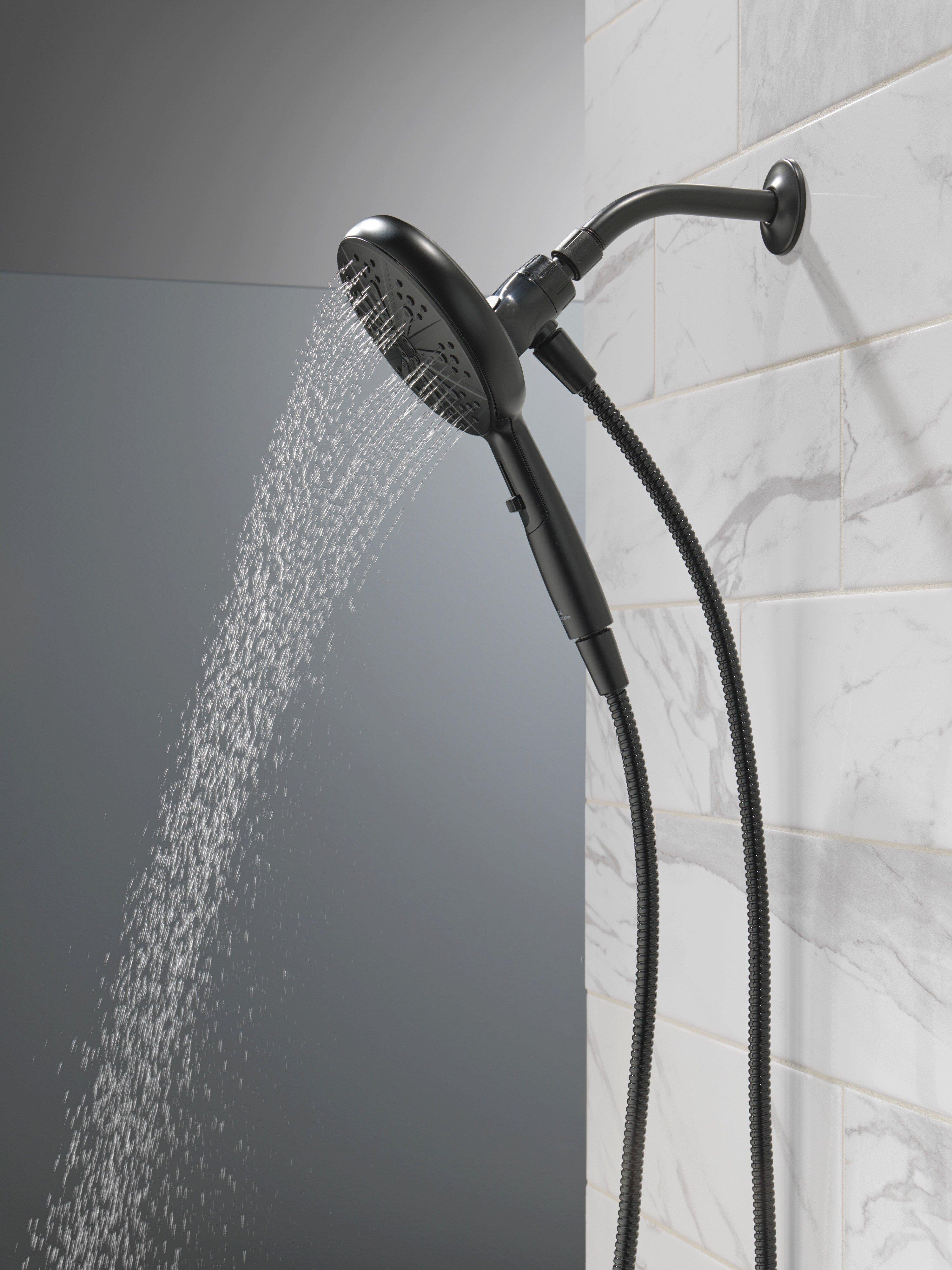 Delta Faucet Matte Black Single Handle Multi Function Bathtub & Shower Faucet 