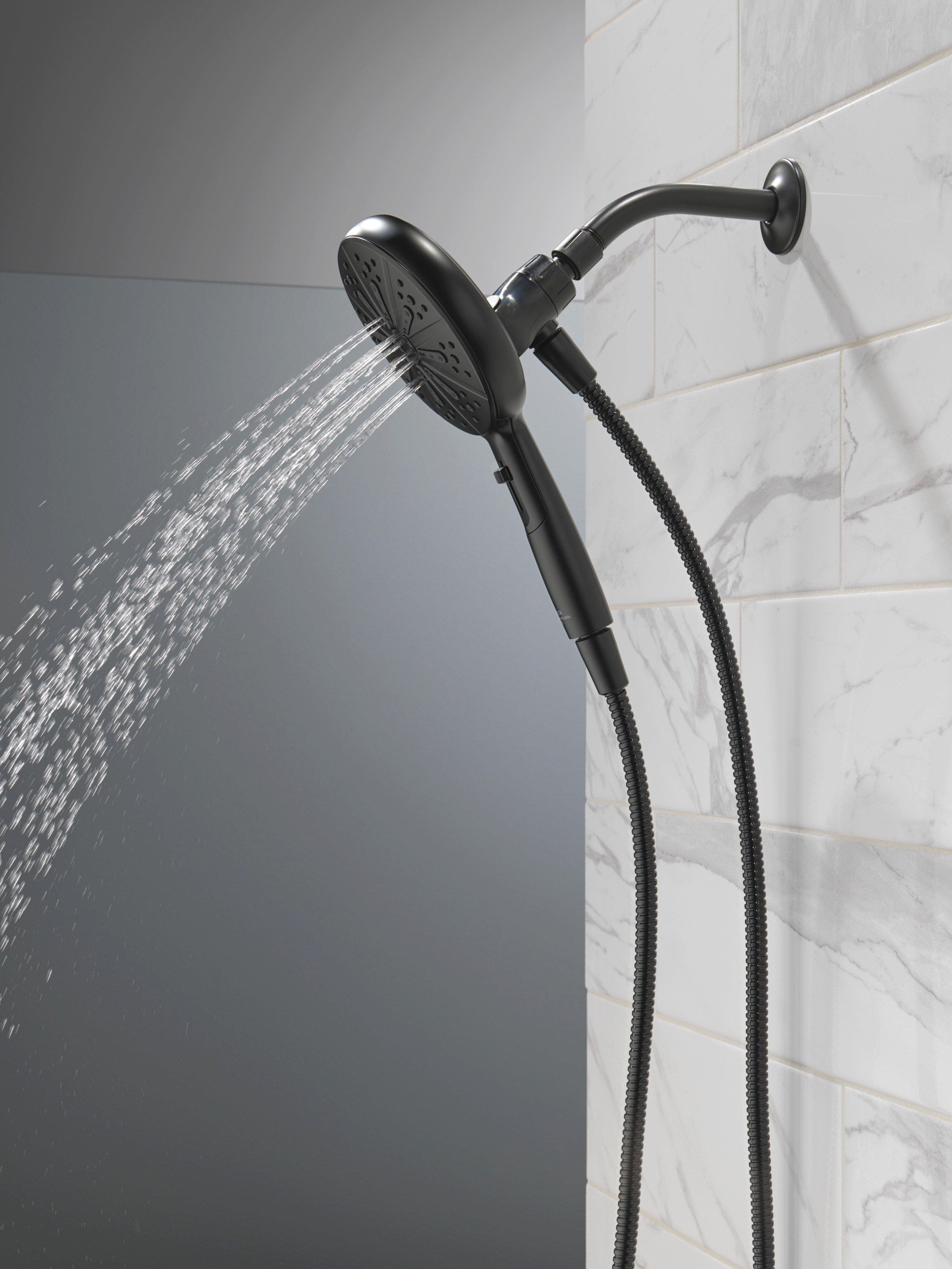 Delta Faucet Matte Black Single Handle Multi Function Bathtub & Shower Faucet 