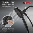 Delta Faucet Matte Black Single Handle Multi Function Bathtub & Shower Faucet 