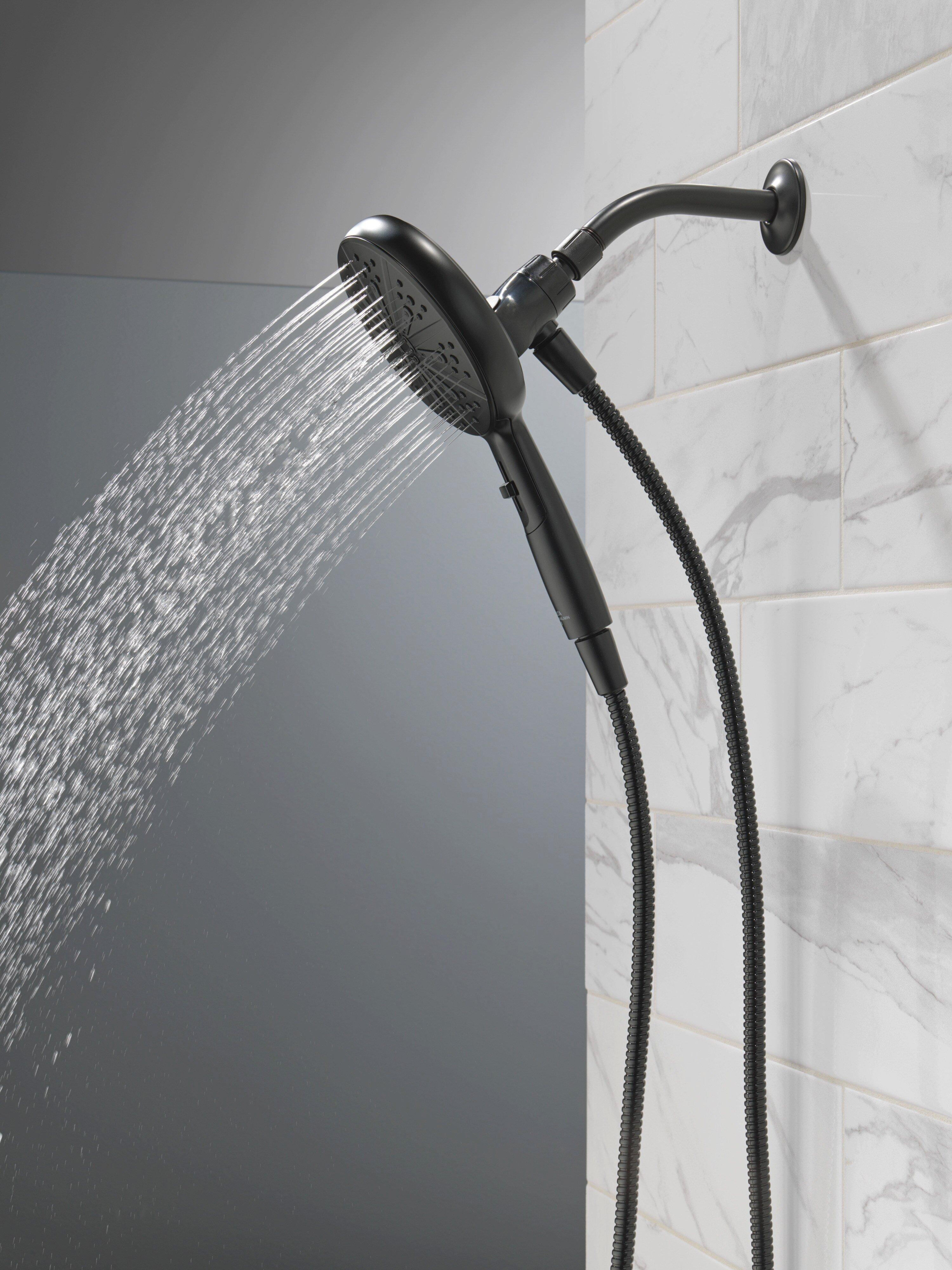 Delta Faucet Matte Black Single Handle Multi Function Bathtub & Shower Faucet 
