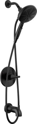 Delta Faucet Matte Black Single Handle Multi Function Bathtub & Shower Faucet 