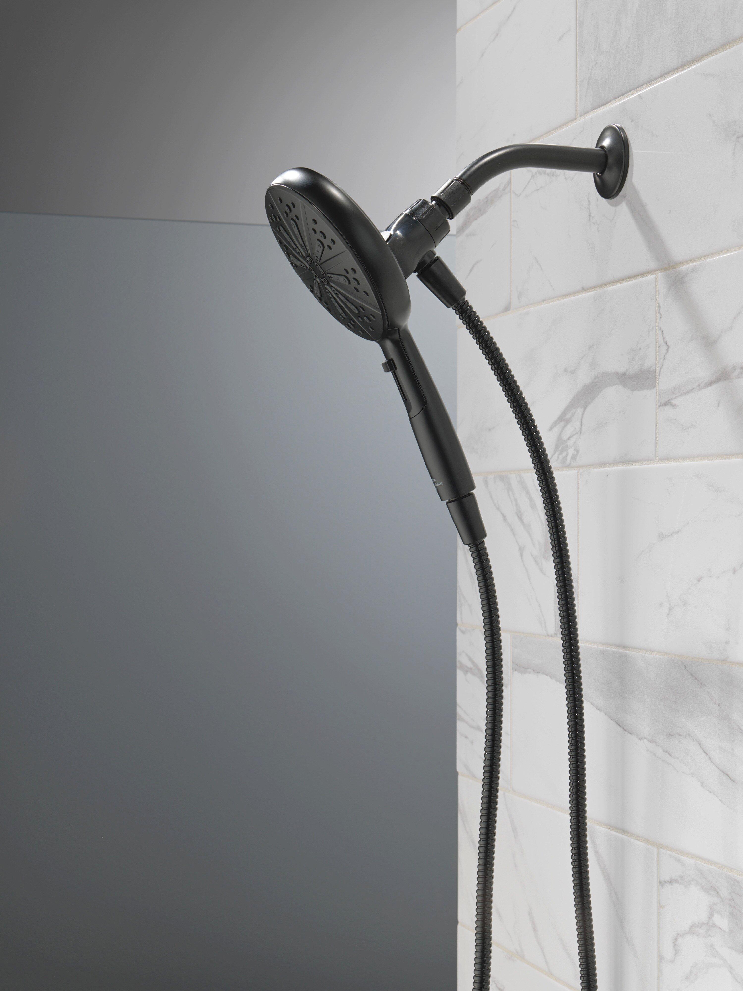 Delta Faucet Matte Black Single Handle Multi Function Bathtub & Shower Faucet 