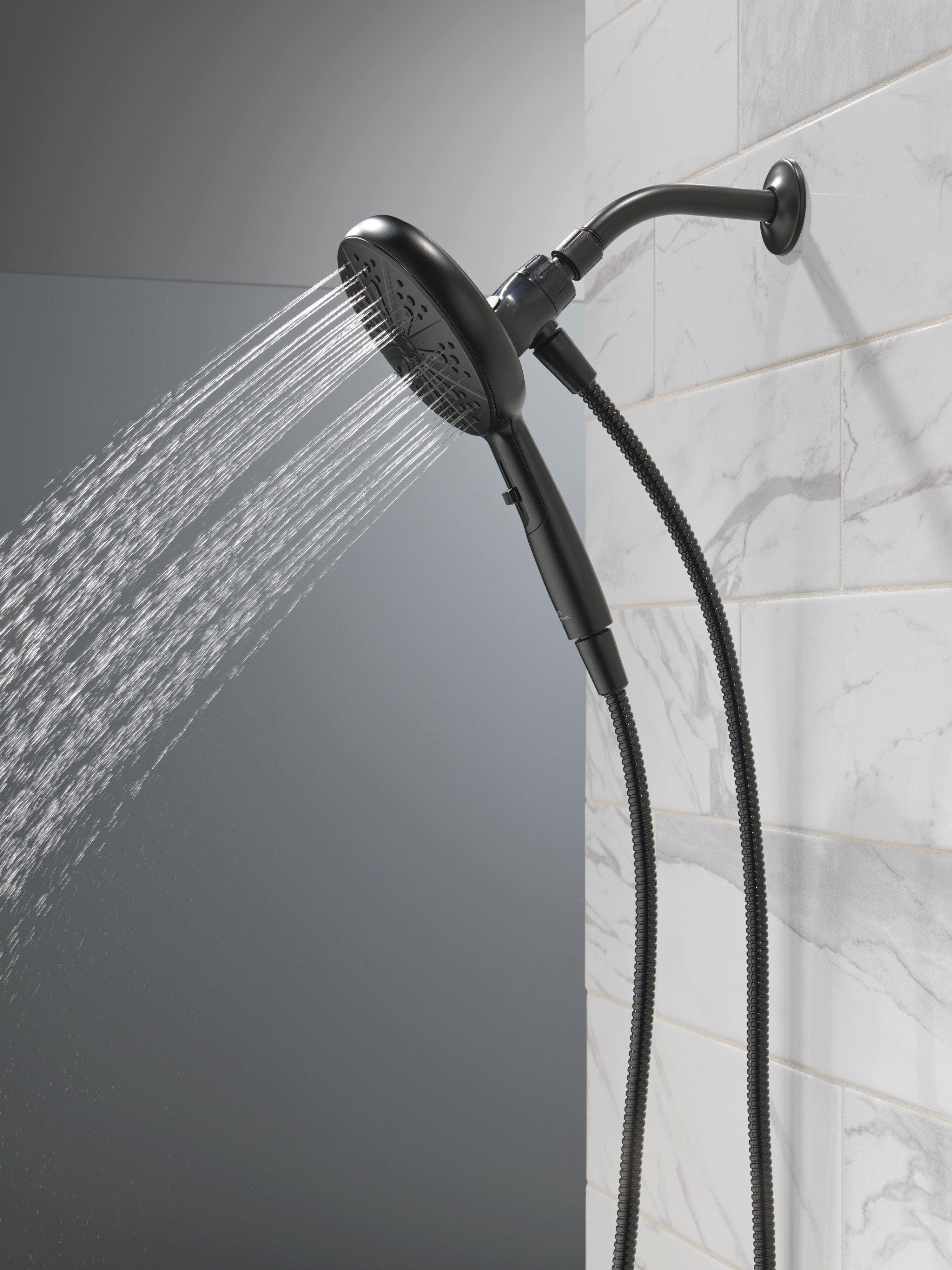 Delta Faucet Matte Black Single Handle Multi Function Bathtub & Shower Faucet 