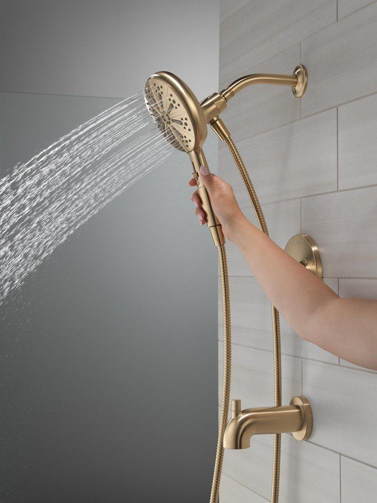 Delta Faucet Brilliance Champagne Bronze Single Handle Multi Function Bathtub & Shower Faucet 