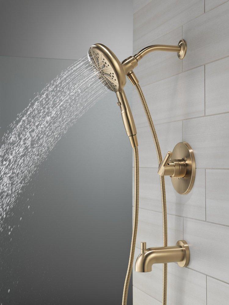 Delta Faucet Brilliance® Champagne Bronze Single Handle Multi Function Bathtub & Shower Faucet 