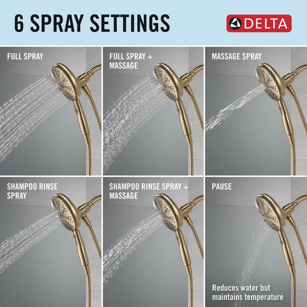 Delta Faucet Brilliance Champagne Bronze Single Handle Multi Function Bathtub & Shower Faucet 