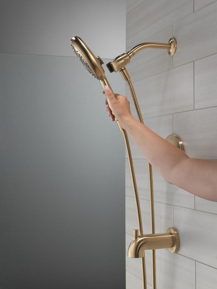Delta Faucet Brilliance Champagne Bronze Single Handle Multi Function Bathtub & Shower Faucet 