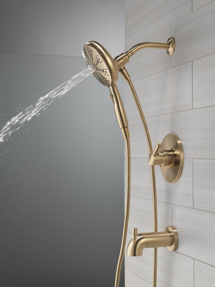 Delta Faucet Brilliance Champagne Bronze Single Handle Multi Function Bathtub & Shower Faucet 