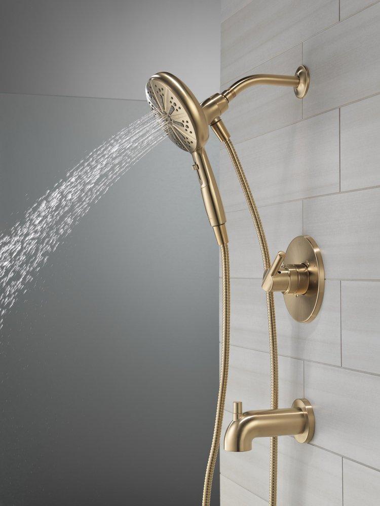 Delta Faucet Brilliance Champagne Bronze Single Handle Multi Function Bathtub & Shower Faucet 