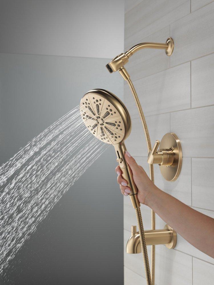 Delta Faucet Brilliance® Champagne Bronze Single Handle Multi Function Bathtub & Shower Faucet 