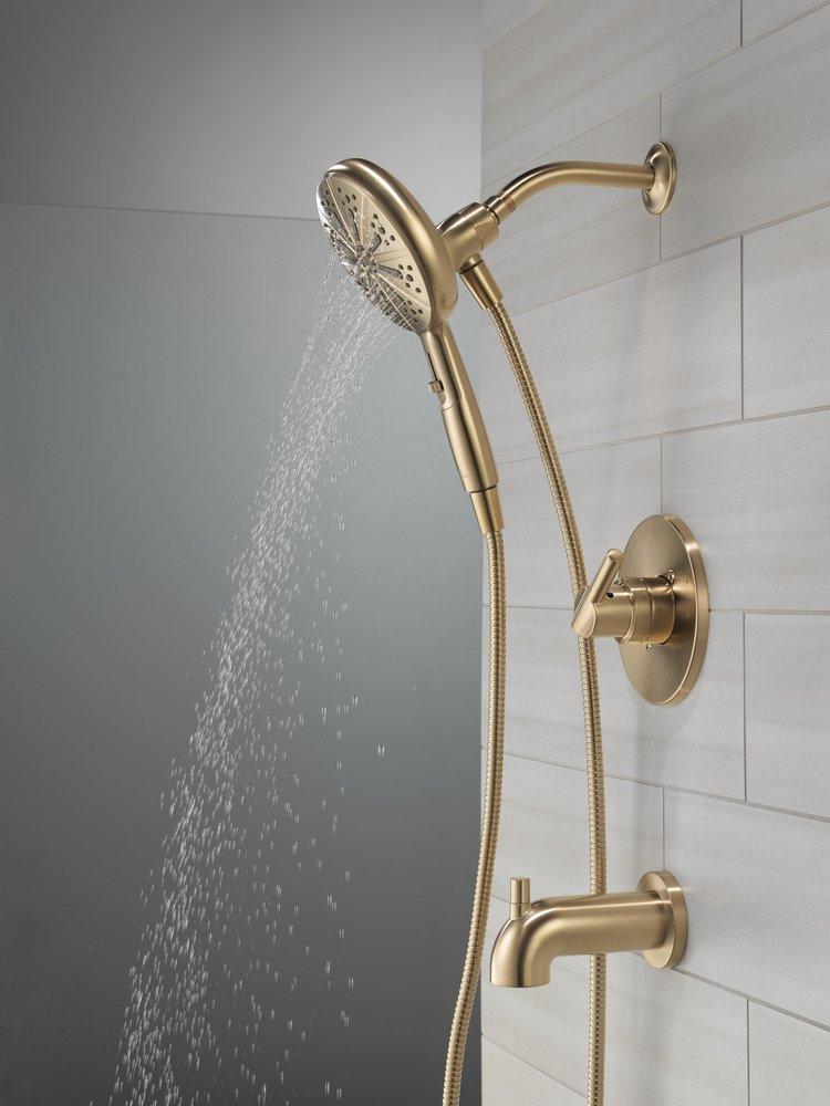 Delta Faucet Brilliance Champagne Bronze Single Handle Multi Function Bathtub & Shower Faucet 