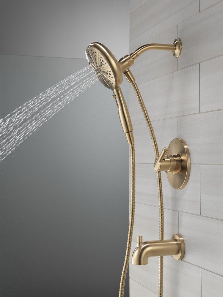 Delta Faucet Brilliance Champagne Bronze Single Handle Multi Function Bathtub & Shower Faucet 