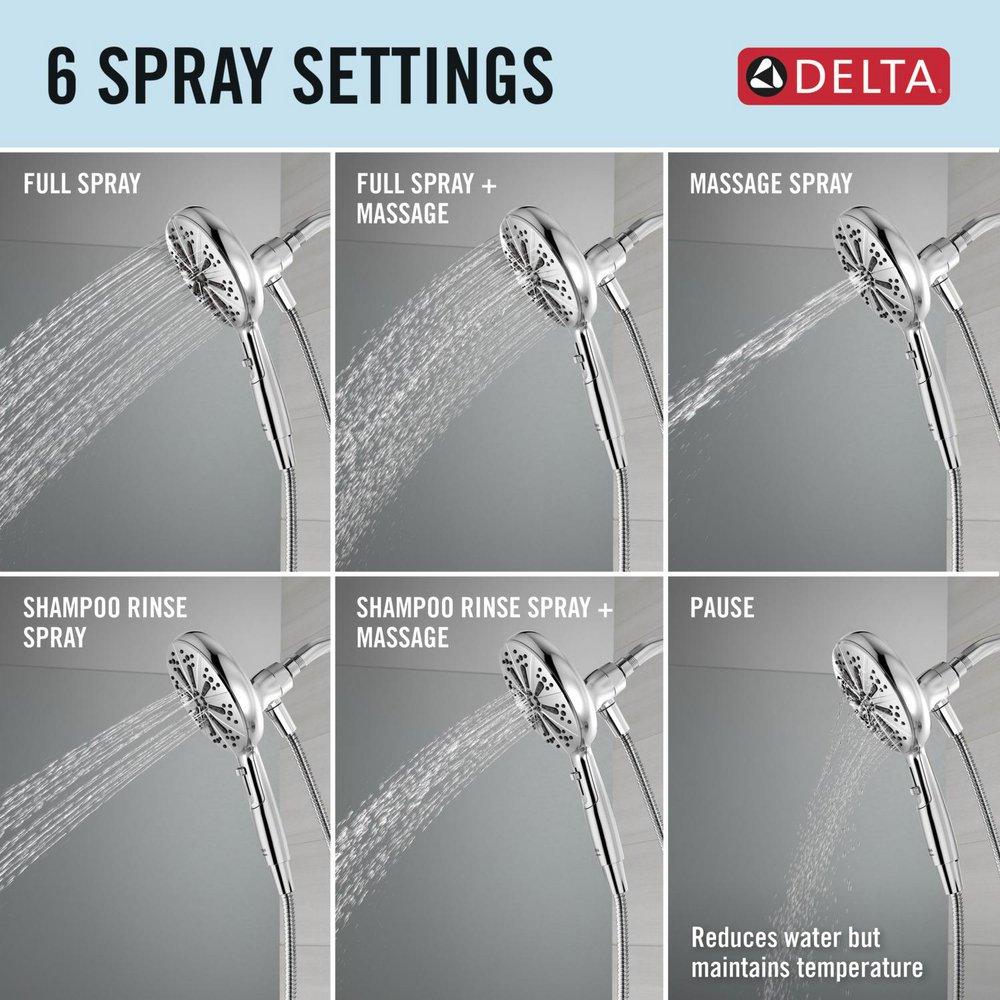 Delta Faucet Chrome Single Handle Multi Function Bathtub & Shower Faucet 