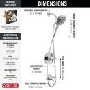 Delta Faucet Chrome Single Handle Multi Function Bathtub & Shower Faucet 
