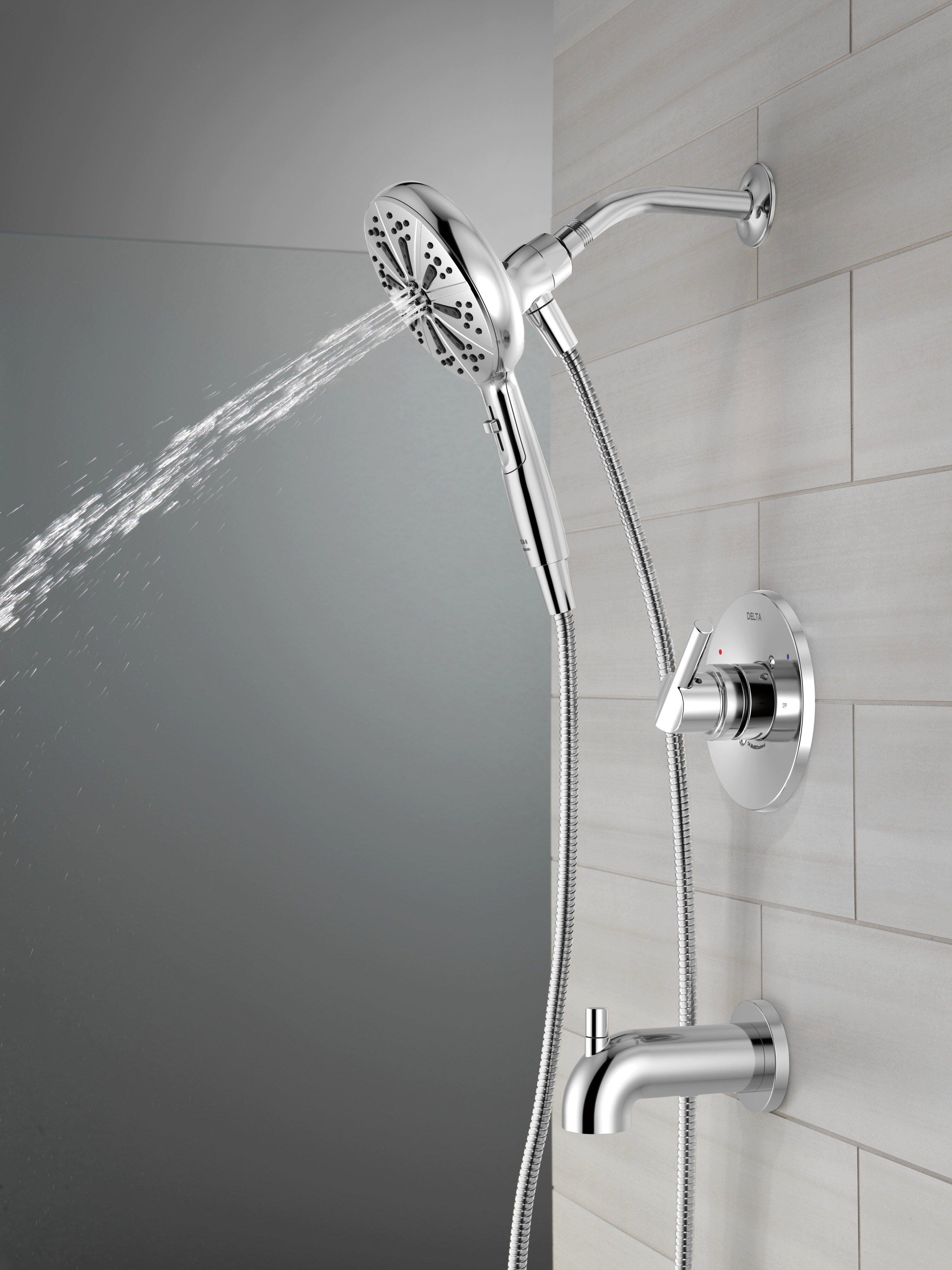 Delta Faucet Chrome Single Handle Multi Function Bathtub & Shower Faucet 