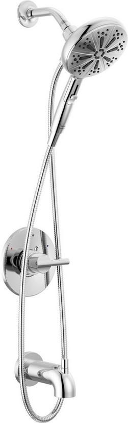 Single Handle Multi Function Bathtub & Shower Faucet in Chrome